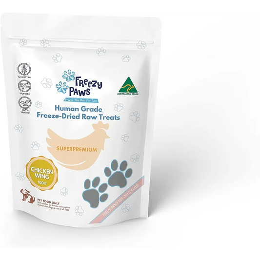 Freezy Paws Freeze-Dried Chicken Wing Treats 100g