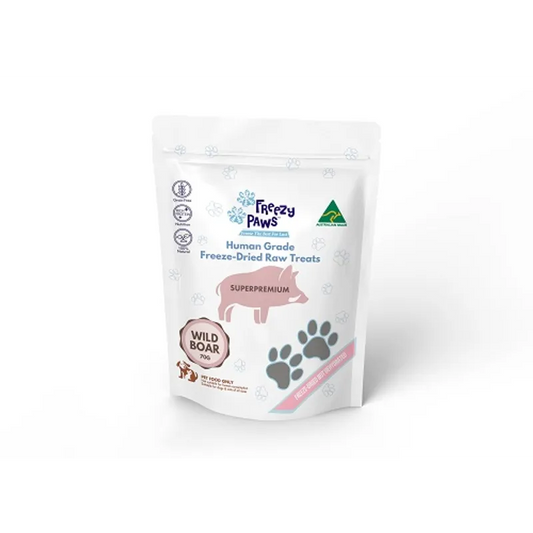 Freezy Paws Freeze-Dried Wild Boar Treats 70g