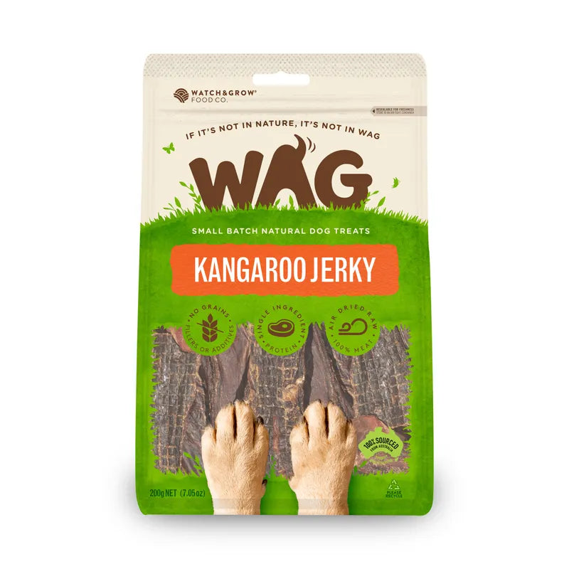 Wag Kangaroo Jerky 200g