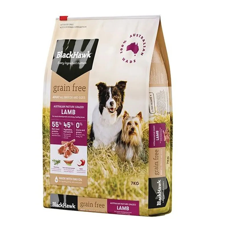 Black Hawk Grain Free Lamb 7kg