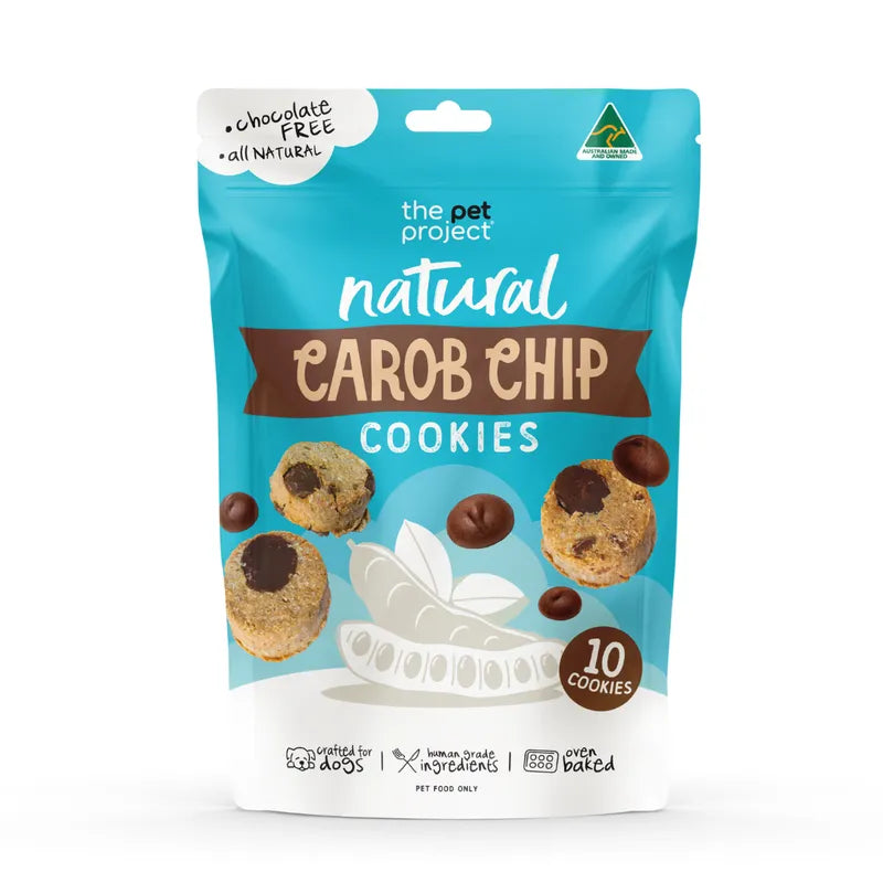 The Pet Project Carob Chip Cookies 10 Pack