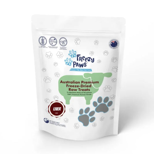 Freezy Paws Freeze-Dried Lamb Liver Treats 100g