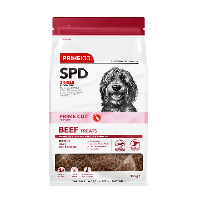SPD Prime Cut Beef Treats 100g