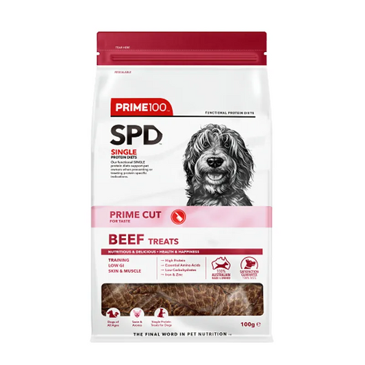 SPD Prime Cut Beef Treats 100g