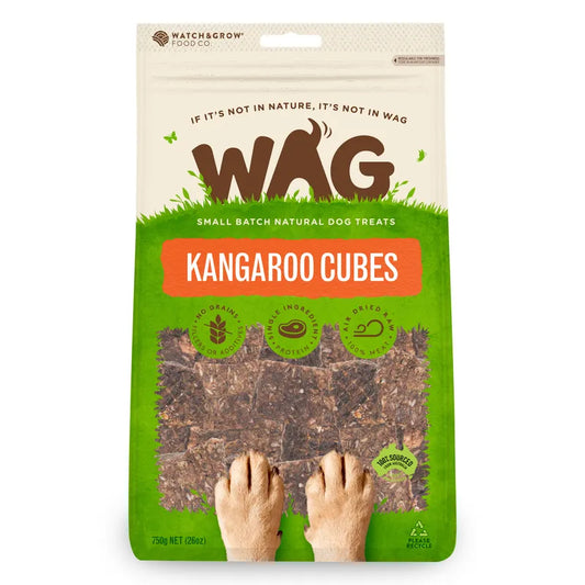 Wag Kangaroo Cubes 750g