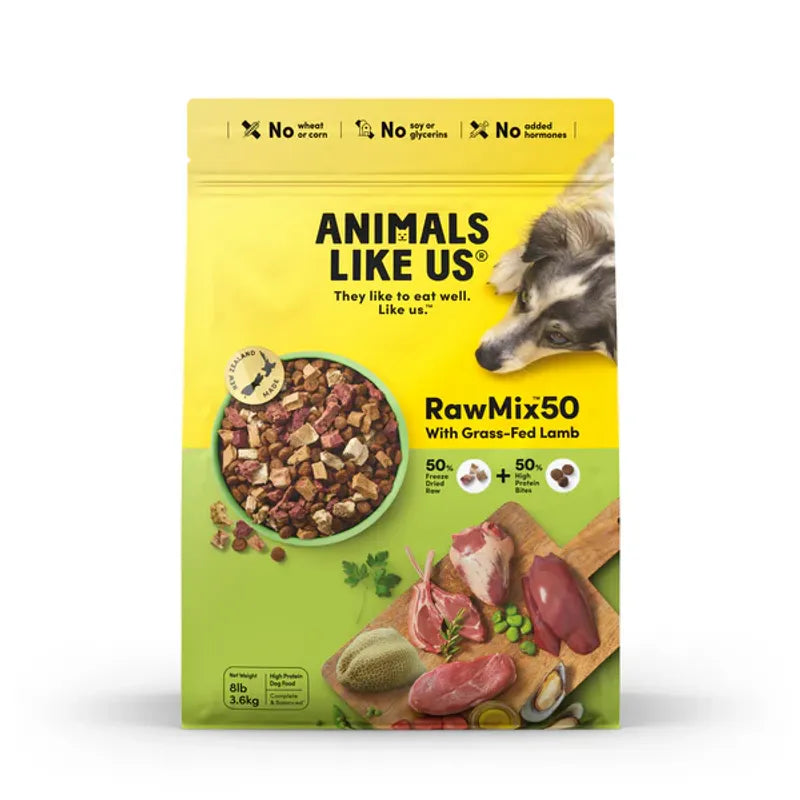 Animals Like Us Dog RawMix50 Grass-fed Lamb 3.6kg