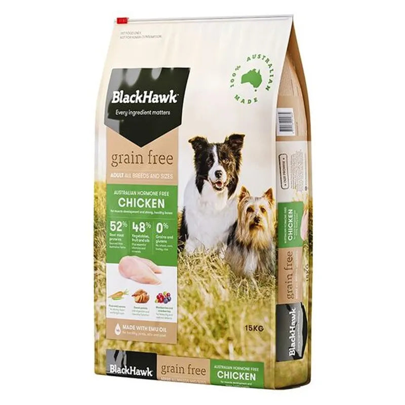 Black Hawk Grain Free Chicken 15kg