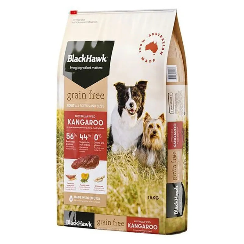 Black Hawk Grain Free Kangaroo 15kg