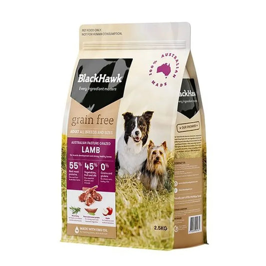 Black Hawk Grain Free Lamb 2.5kg