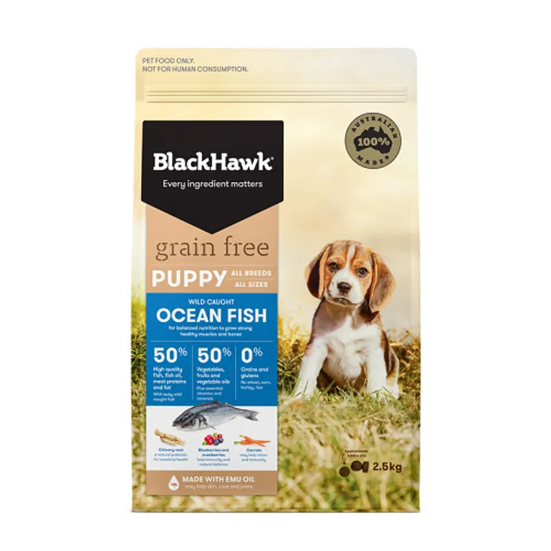 Black Hawk Grain Free Puppy Ocean Fish 2.5kg