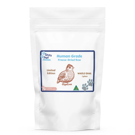 Freezy Paws Freeze-Dried Whole Quail