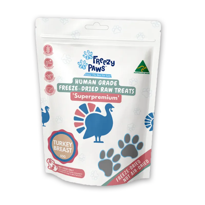 Freezy Paws Freeze-Dried Turkey Breast 85g