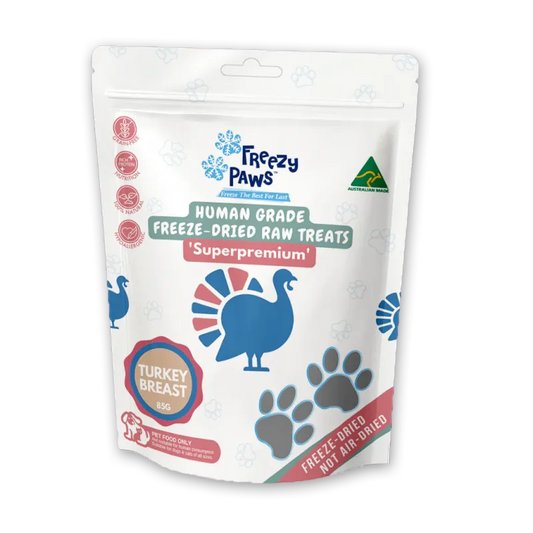 Freezy Paws Freeze-Dried Turkey Breast 85g