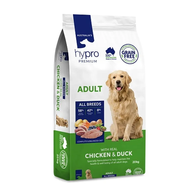 Hypro Premium Adult Grain Free Chicken & Duck 20kg
