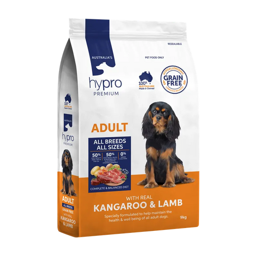 Hypro Premium Adult Grain Free Kangaroo & Lamb 9kg