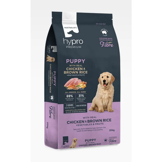 Hypro Premium Puppy Chicken and Brown Rice 20kg