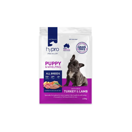 Hypro Premium Puppy Grain Free Turkey & Lamb 2.5kg
