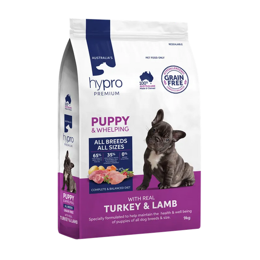 Hypro Premium Puppy Grain Free Turkey & Lamb 9kg