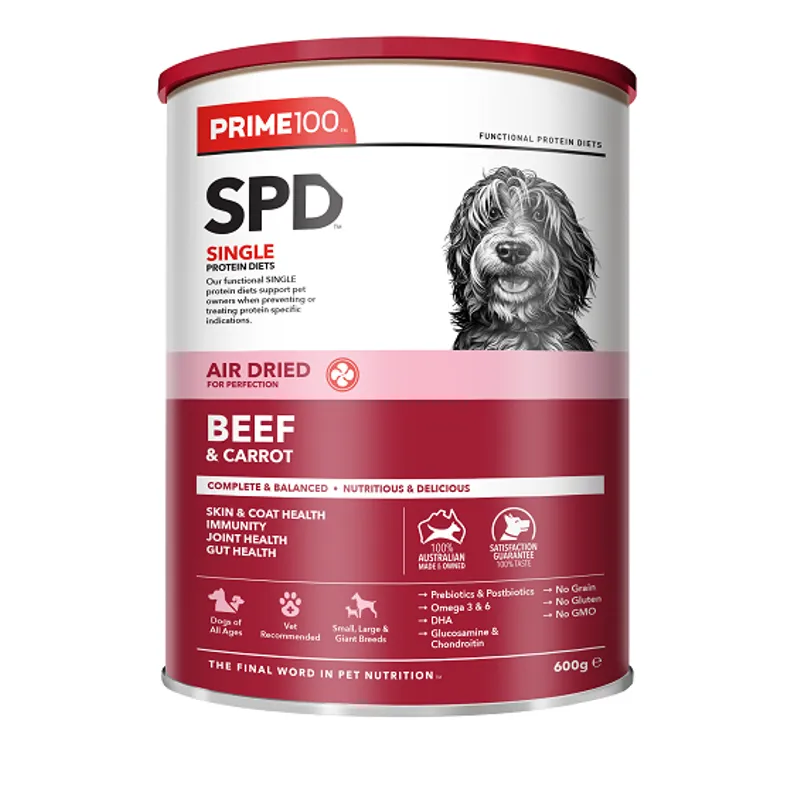 Prime SPD Air-Dried Beef & Carrot 600g