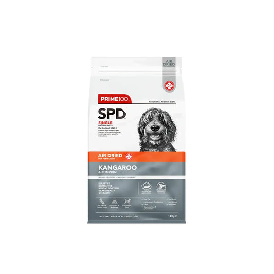 Prime SPD Air-Dried Kangaroo & Pumpkin 120g