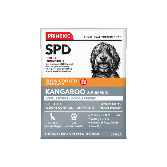 Prime SPD Slow Cooked Kangaroo & Pumpkin 354g 12 Pack