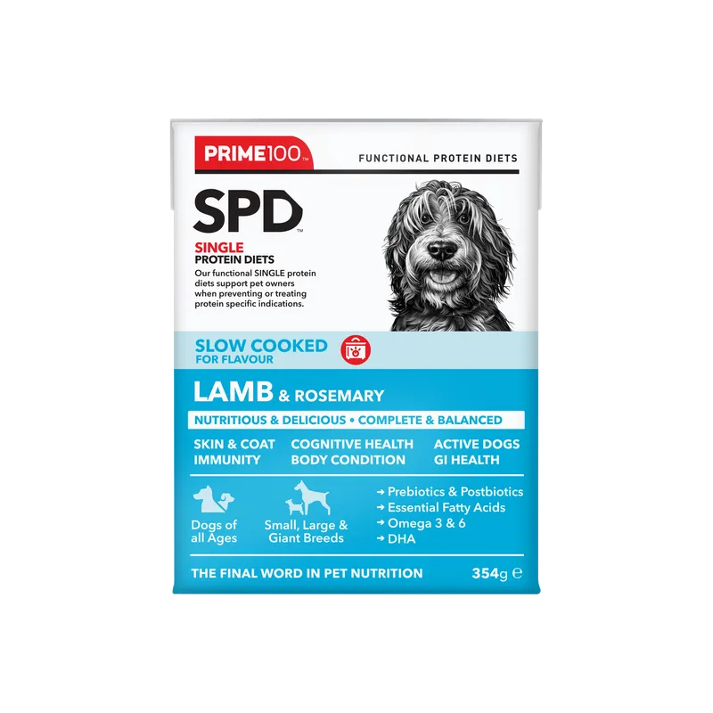 Prime SPD Slow Cooked Lamb & Rosemary 354g 12 Pack