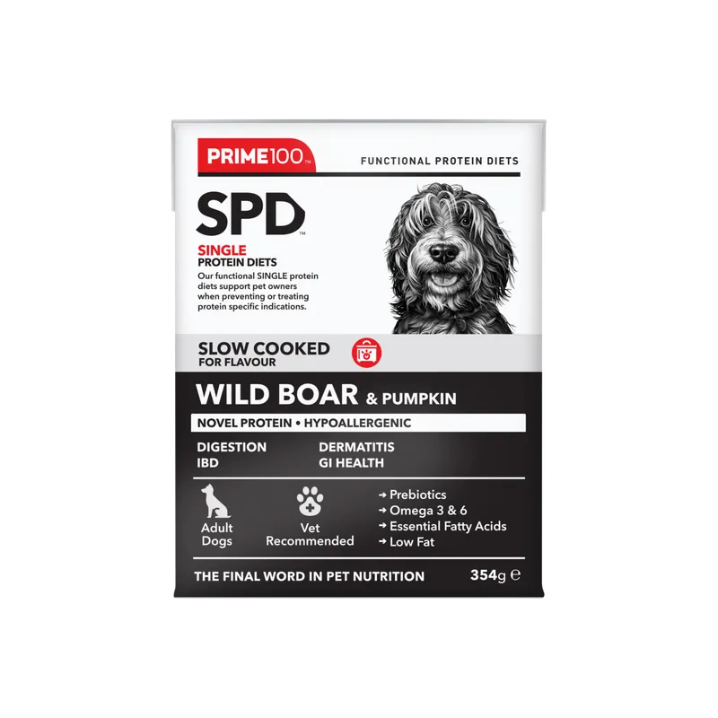 Prime SPD Slow Cooked Wild Boar & Pumpkin 354g 12 Pack