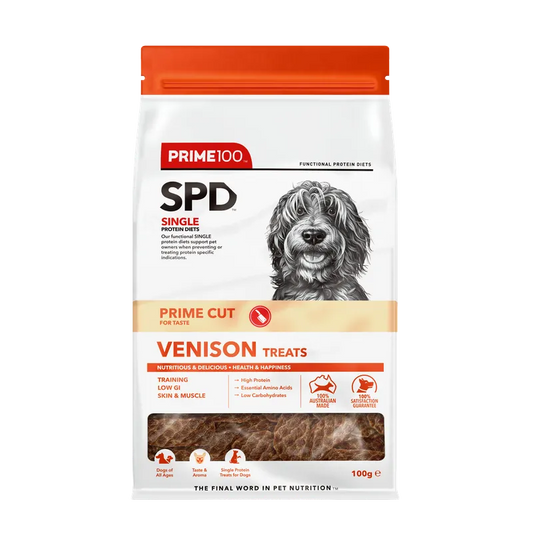 Prime SPD Prime Cut Treats Venison 100g