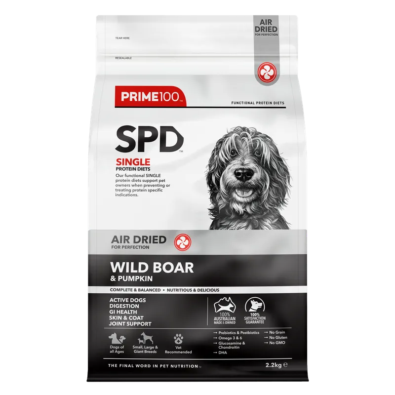 Prime 100 SPD Wild Boar & Pumpkin Air-Dried 2.2kg