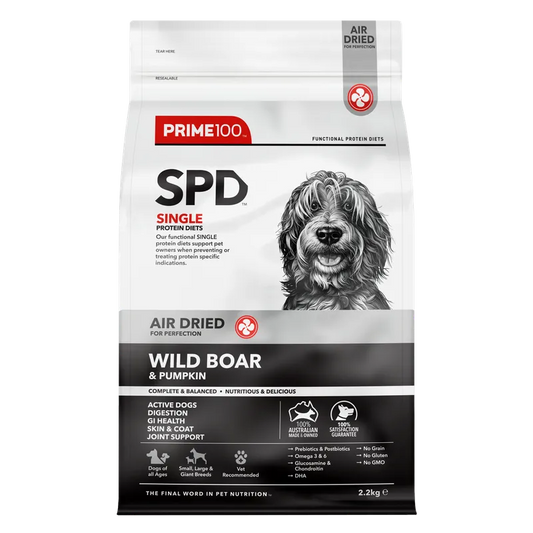 Prime 100 SPD Wild Boar & Pumpkin Air-Dried 2.2kg
