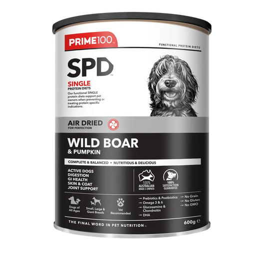 Prime 100 SPD Wild Boar & Pumpkin Air-Dried 600g