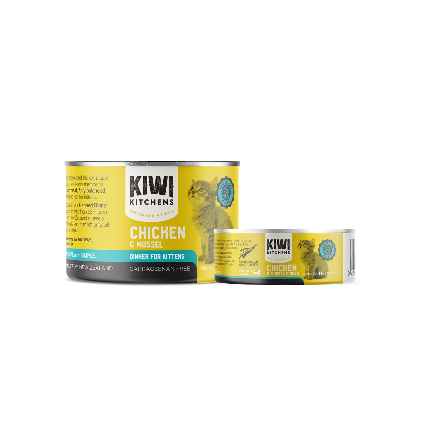 Kiwi Kitchens Kitten Chicken & Mussels 85g | 18 Pack
