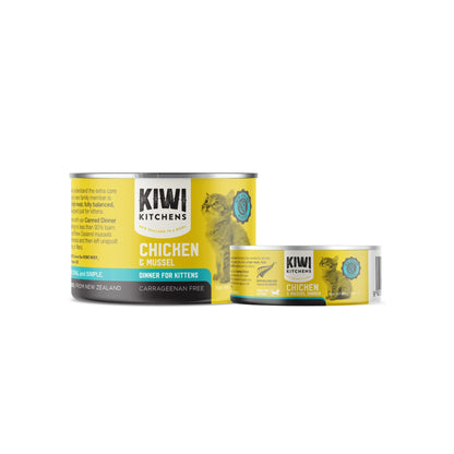 Kiwi Kitchens Kitten Chicken & Mussels 85g | 18 Pack