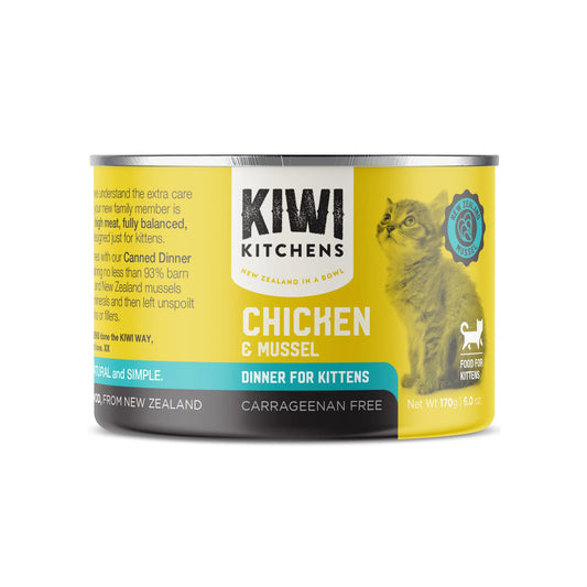 Kiwi Kitchens Kitten Chicken & Mussel 170g | 18 Pack