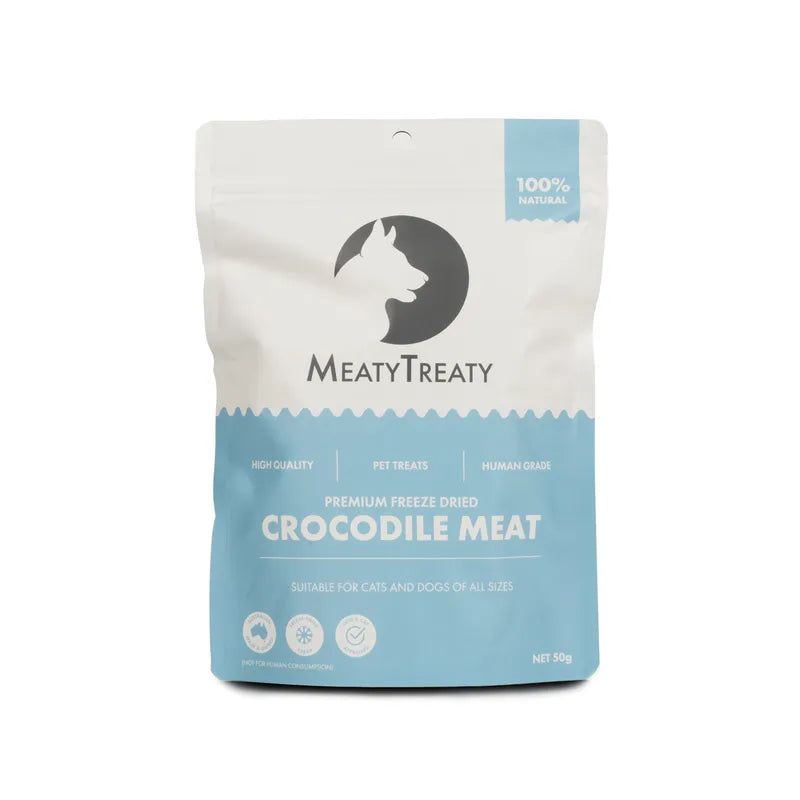 Meaty Treaty Freeze-Dried Crocodile 50g