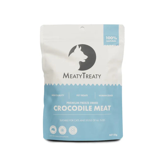 Meaty Treaty Freeze-Dried Crocodile 50g