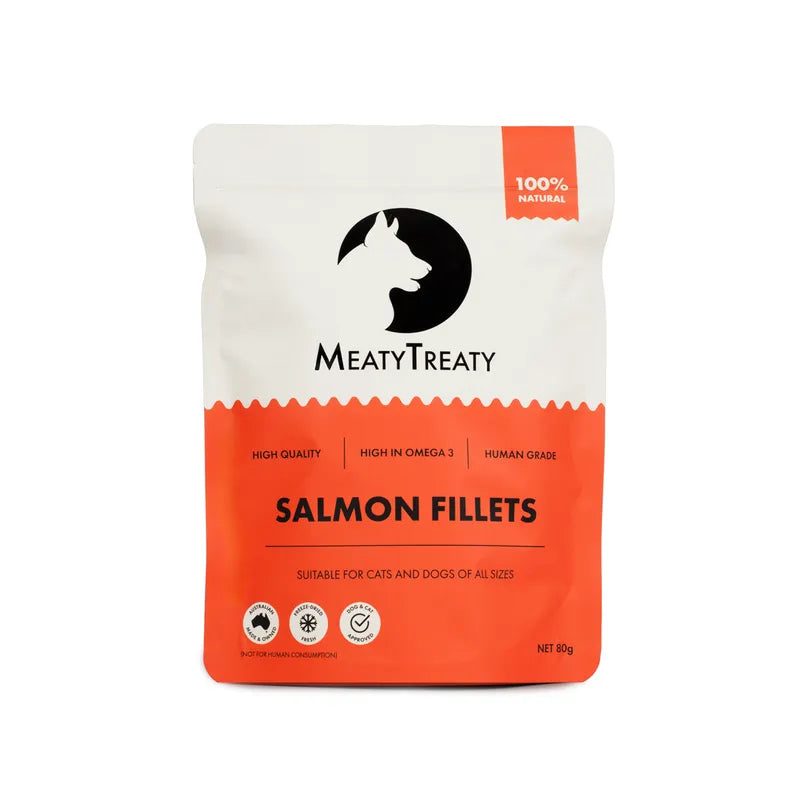 Meaty Treaty Freeze-Dried Salmon Fillet Dog & Cat 80g