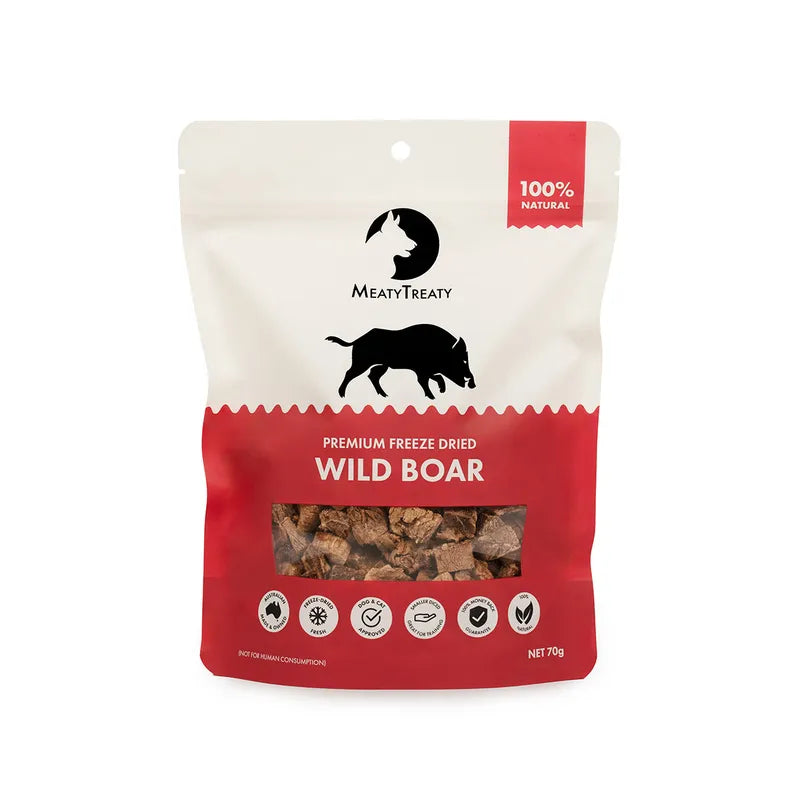 Meaty Treaty Freeze-Dried Wild Boar 70g