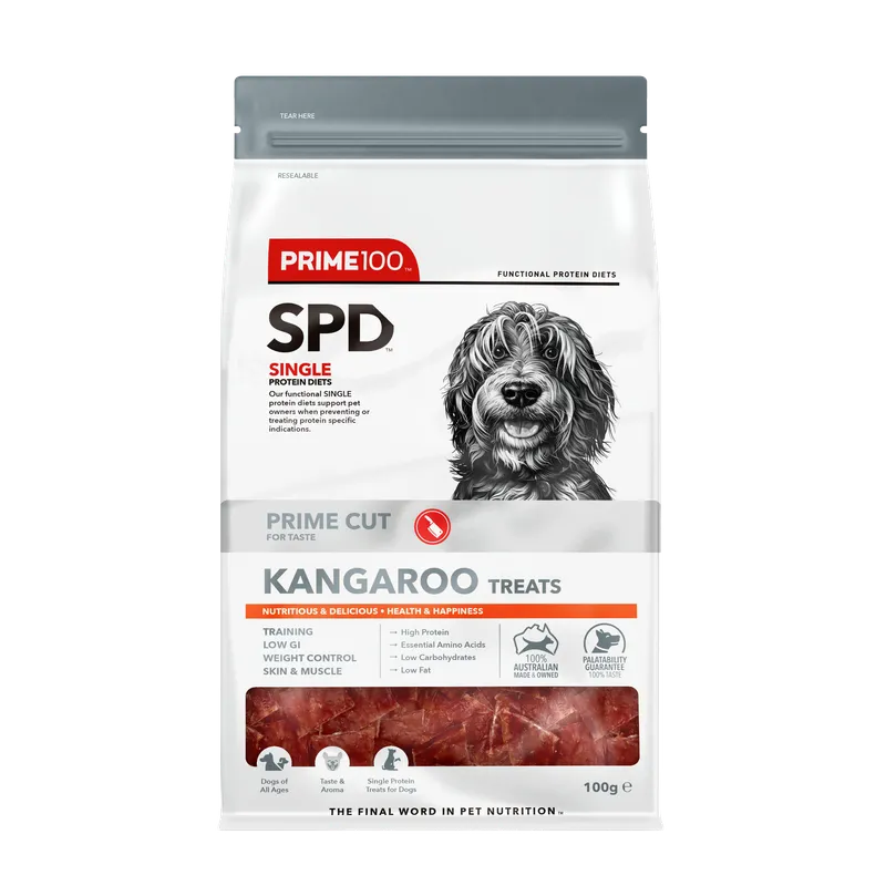SPD Prime Cut Kangaroo Treats 100g
