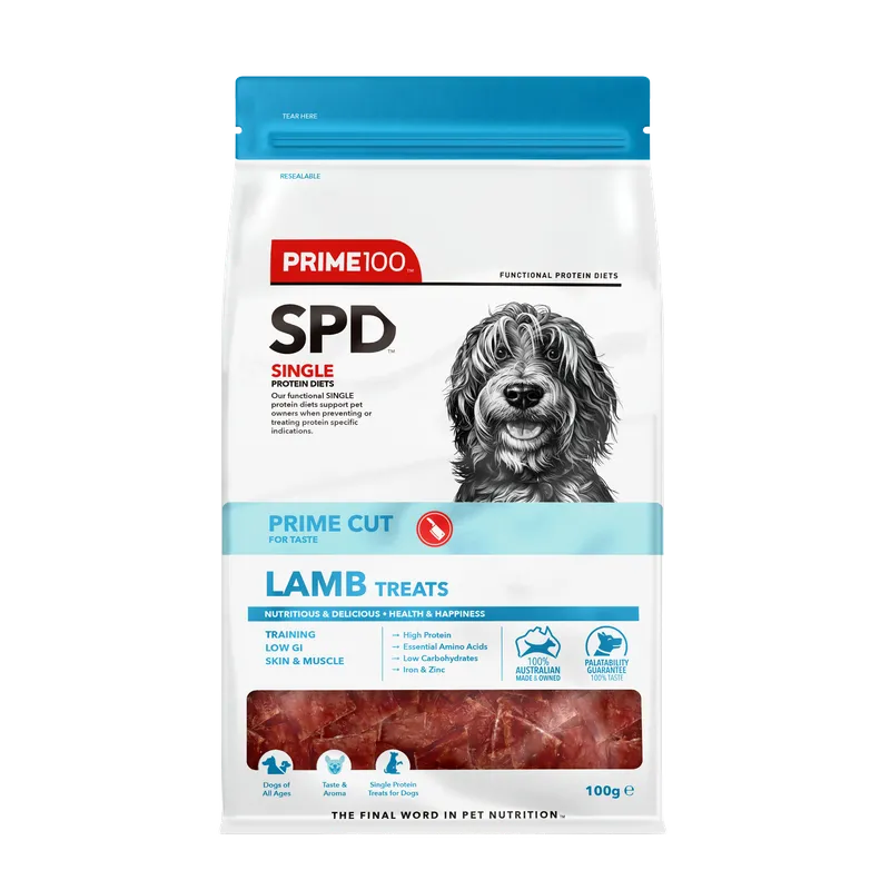 SPD Prime Cut Lamb Treats 100g