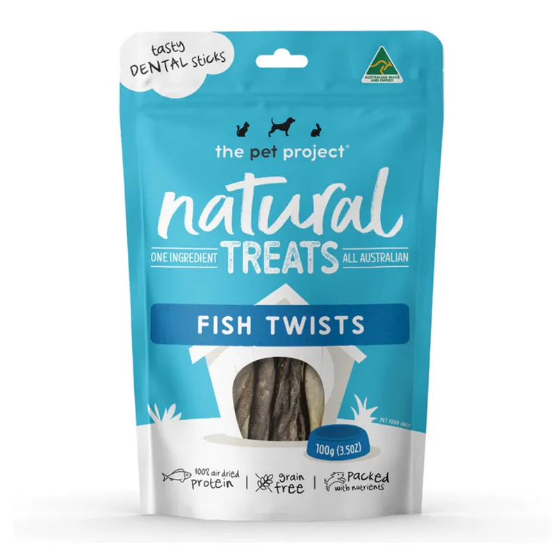 The Pet Project Fish Twists 100g