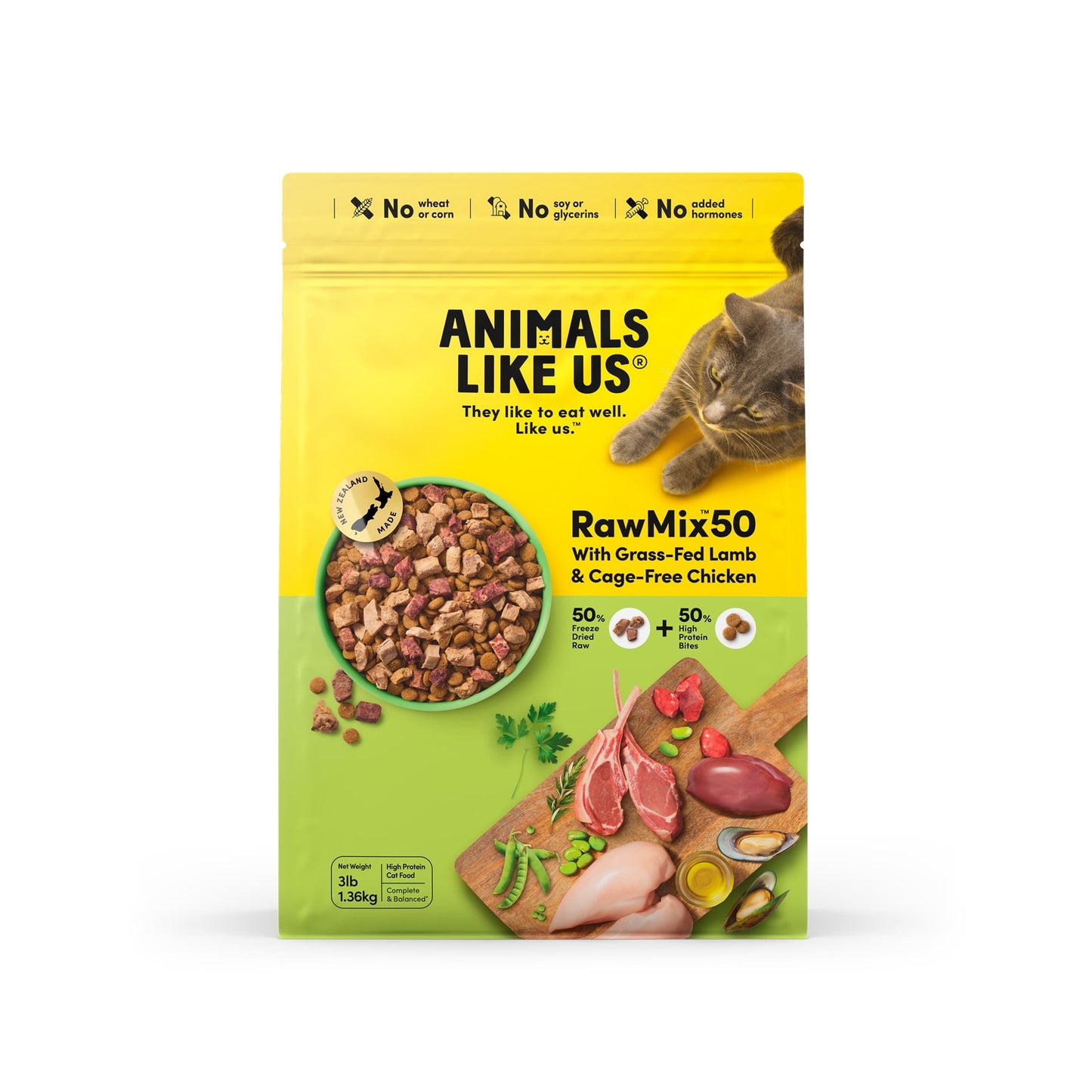 Animals Like Us RawMix50 with Lamb & Chicken 1.36kg