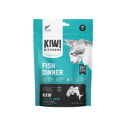 Kiwi Kitchens Freeze-Dried Fish Cat Dinner 110g