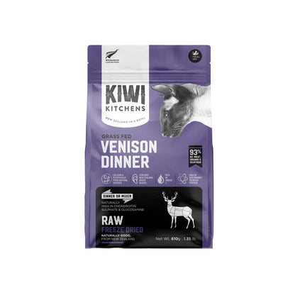 Kiwi Kitchens Freeze-Dried Venison Cat Dinner 610g