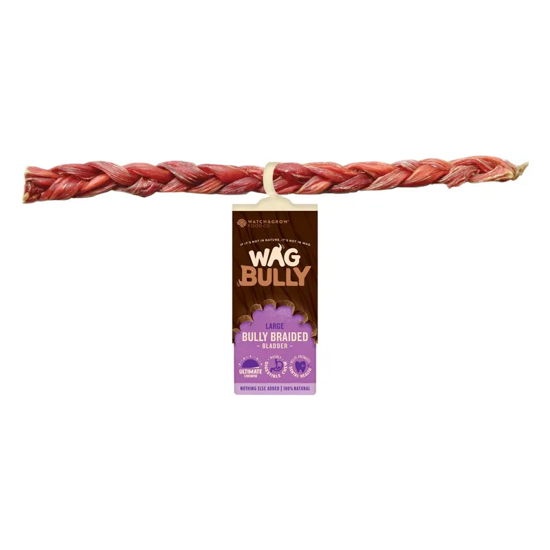 Wag Braided Bully Stick Large