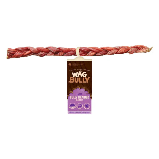 Wag Braided Bully Stick Large